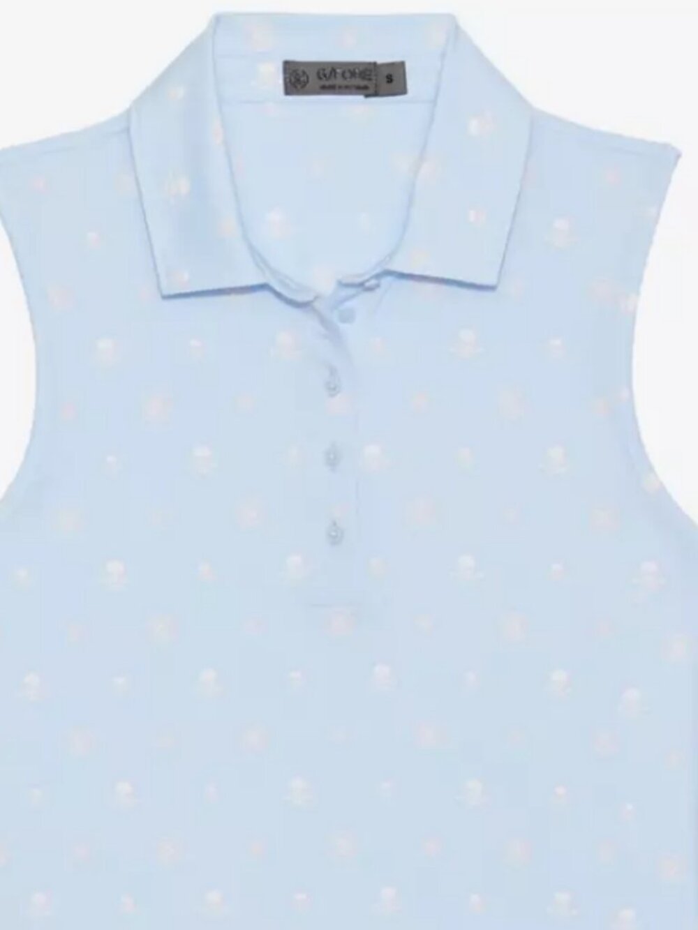 NWT G/Fore RGB Tech Sleeveless Polo Shirt Forest Highlands Sz Med MSRP $110